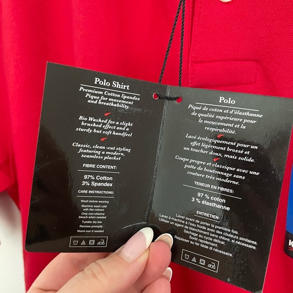 NWT - Kirkland Signature Men’s Cotton Polo L - Picture 6 of 6